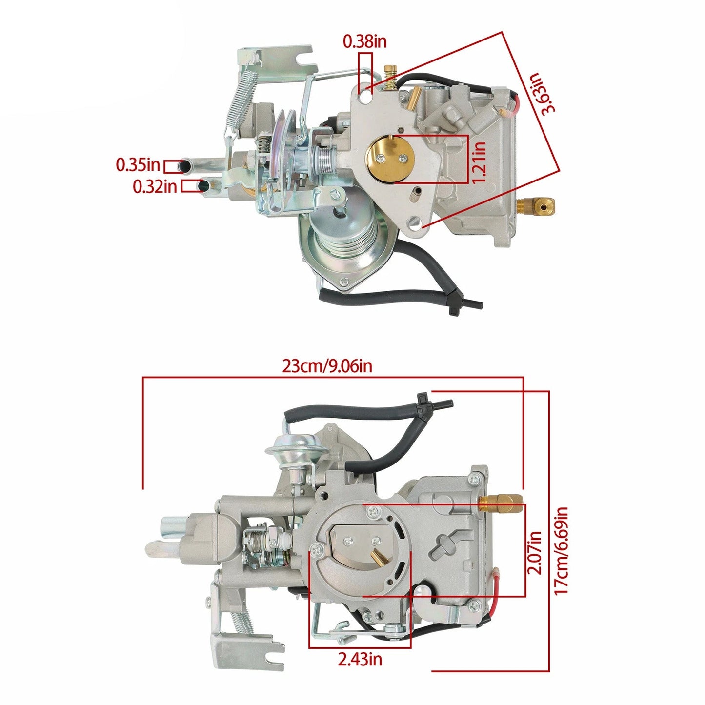 Carburatore 16010-FU400 per carrello elevatore Nissan TCM LO2 K21 K25 motore a gas