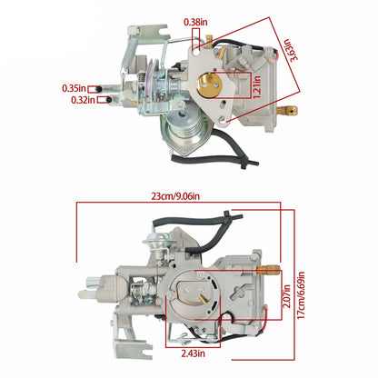 Carburatore 16010-FU400 per carrello elevatore Nissan TCM LO2 K21 K25 motore a gas