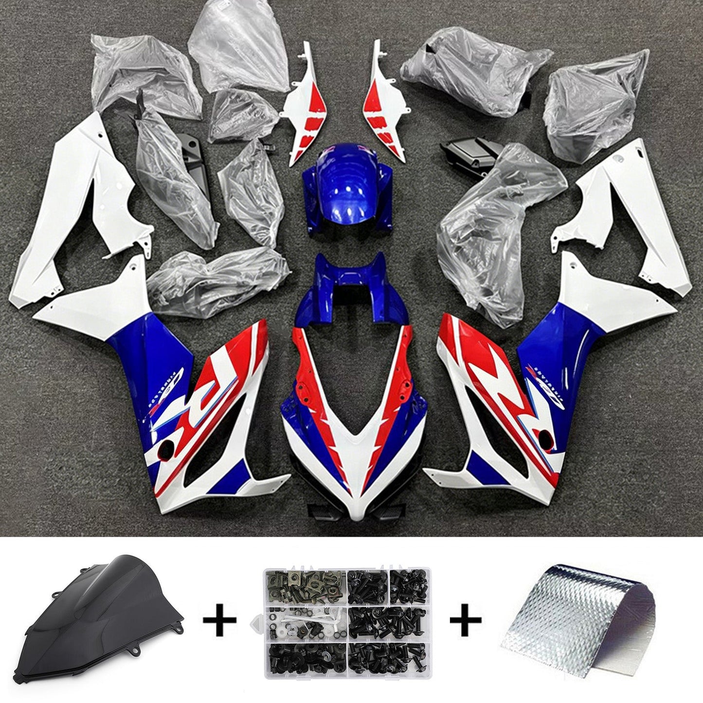 Kit di carene in plastica ABS stampate a iniezione per Honda CBR650R 2019-2020