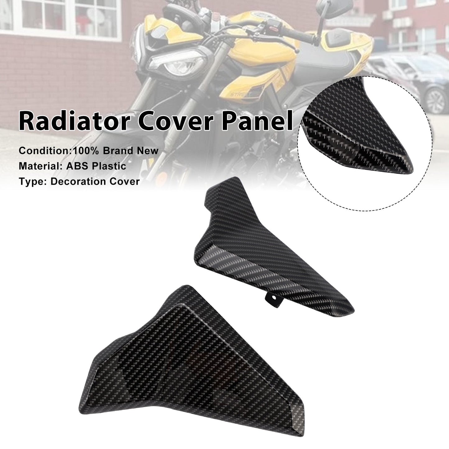 Pannelli di carenatura laterali del radiatore per Street Triple 765 R/RS 2023-2025