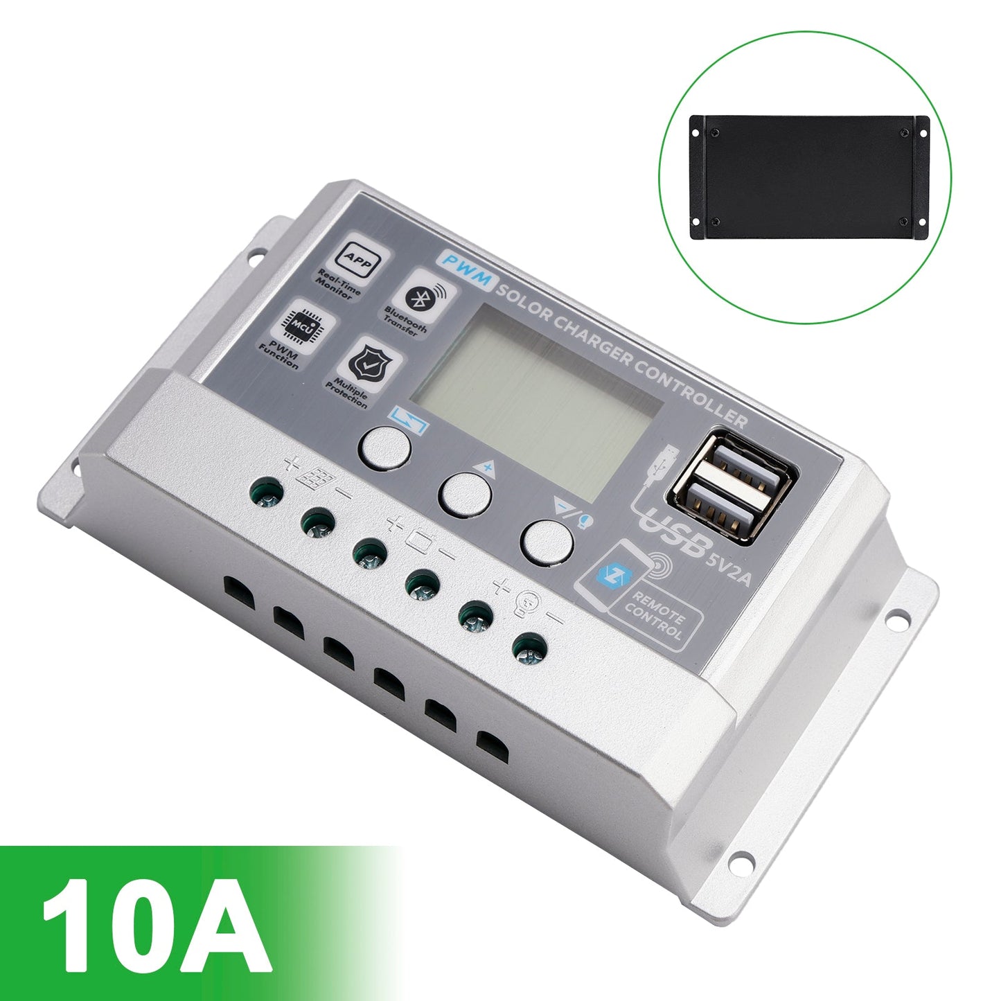 Regolatore solare PWM 10A-60A APP mobile Regolatore solare di controllo intelligente