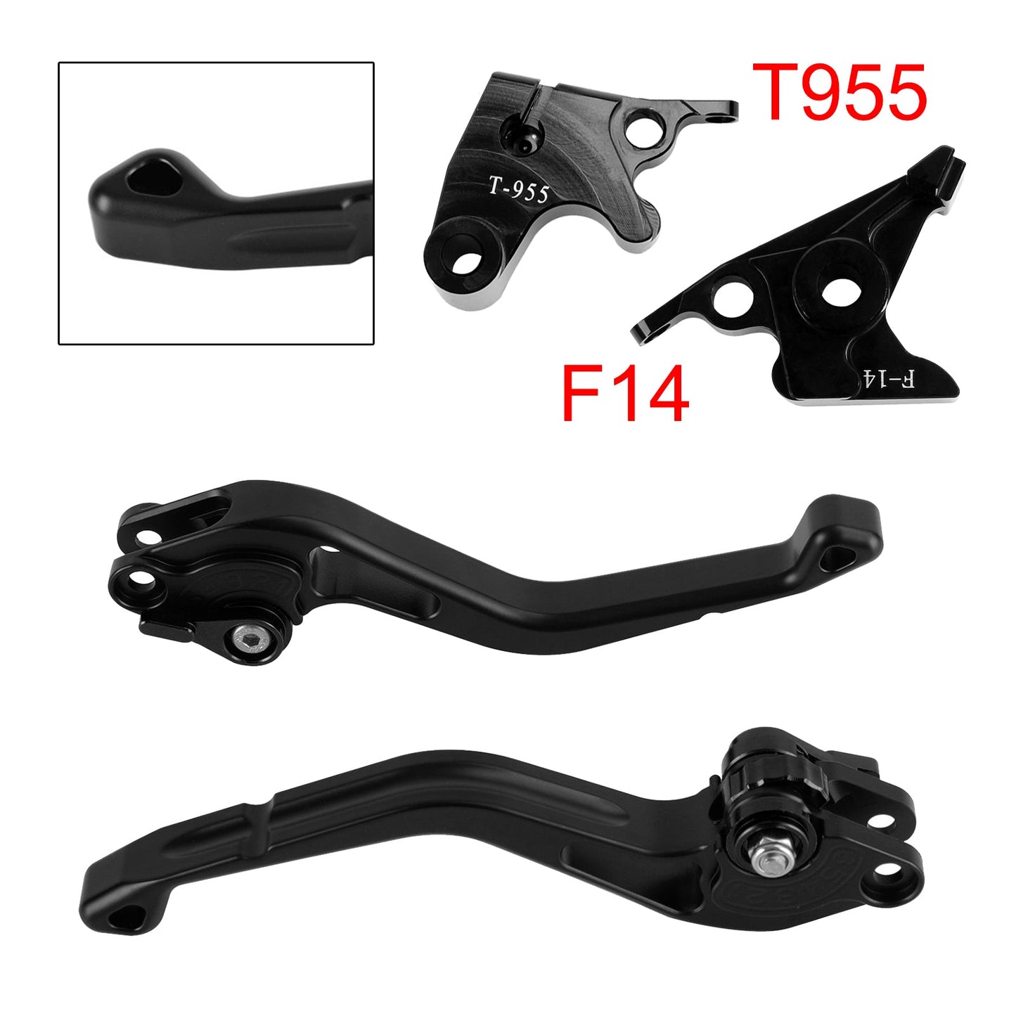 Nuova leva freno e frizione corta per DAYTONA 955i SRINT ST TT600 nera