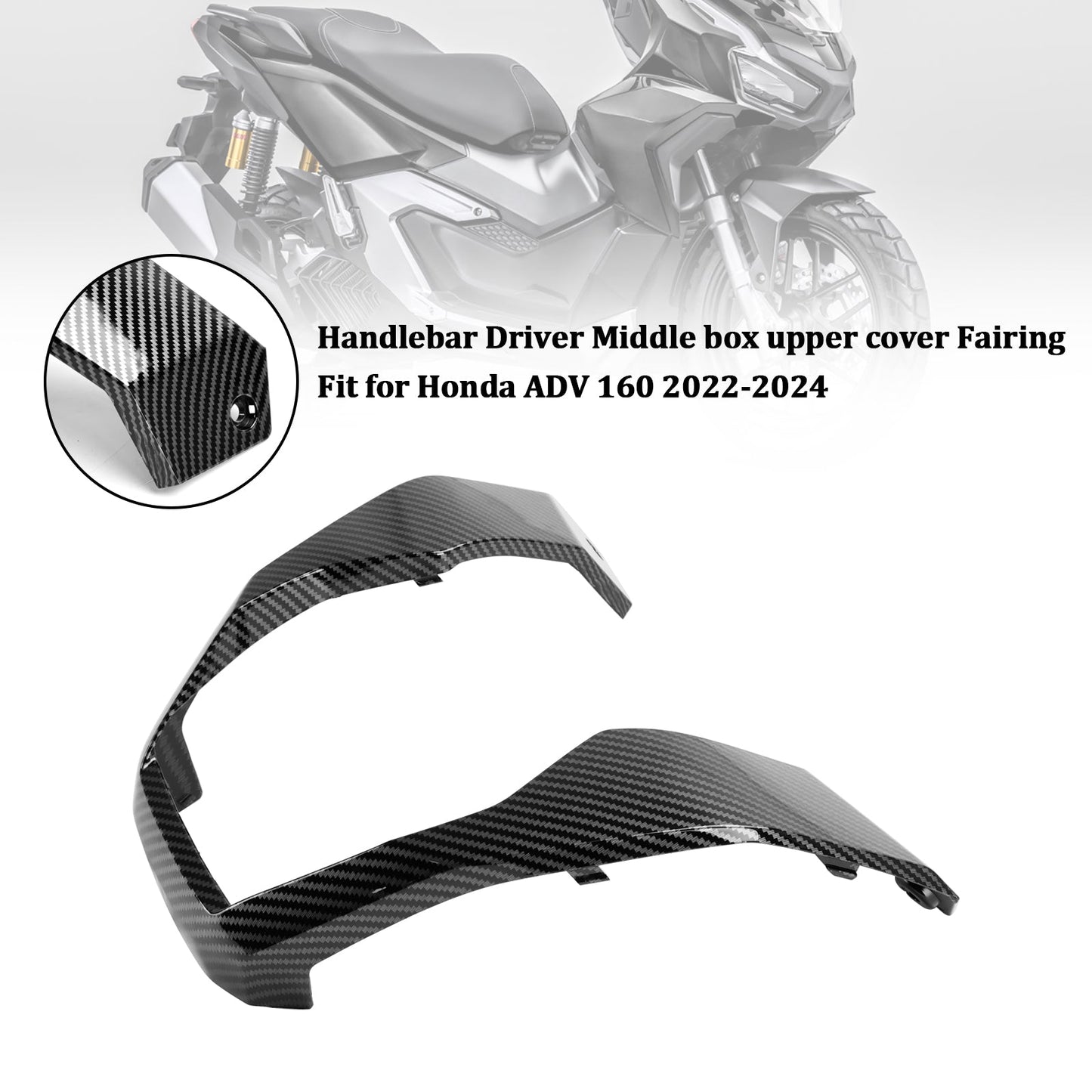 2023-2024 Honda ADV 160 Manubrio Driver Coperchio inferiore scatola centrale Carenatura