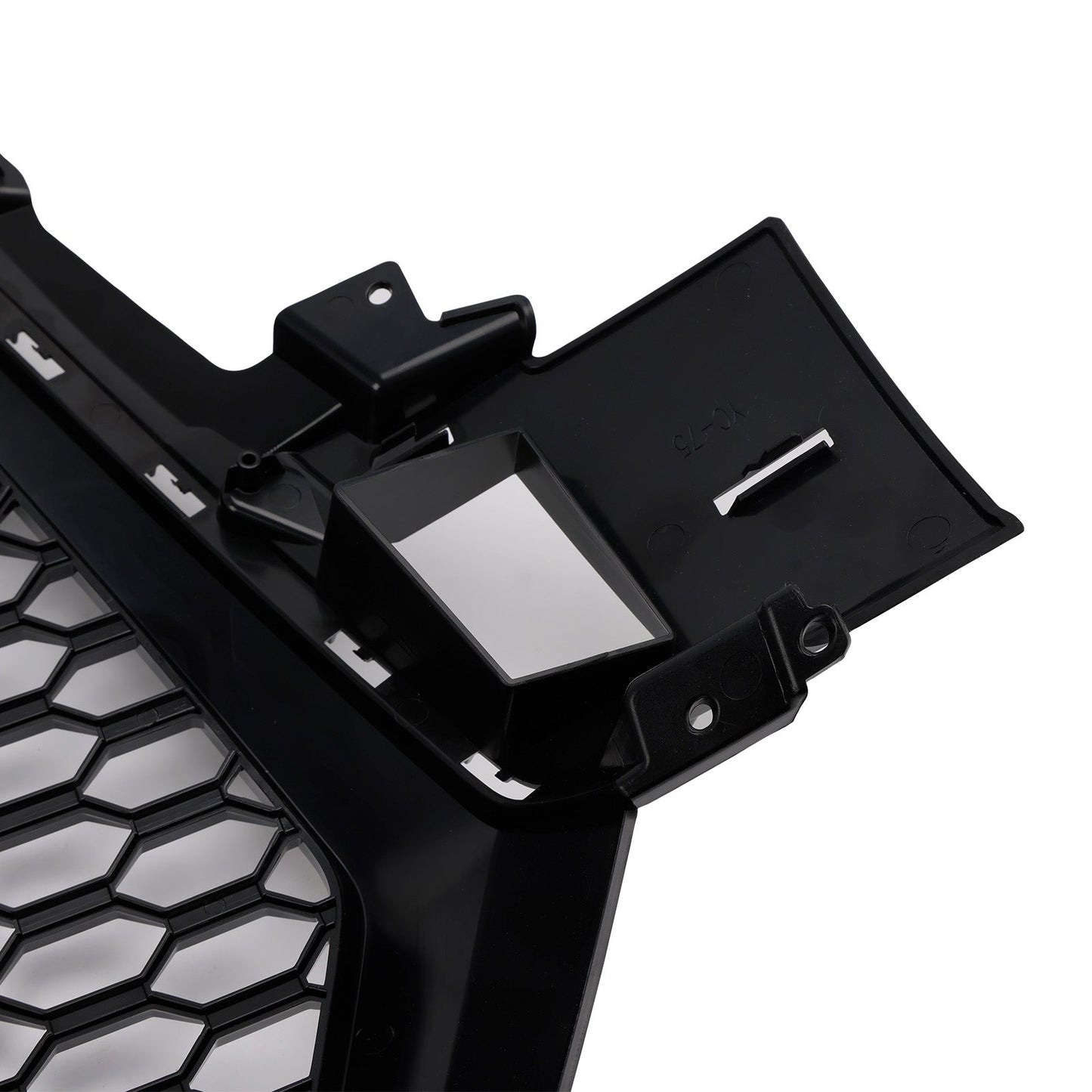 Griglia di ventilazione del radiatore per paraurti anteriore Audi Q7 SQ7 2016-2019, colore nero lucido, 4M0853651F