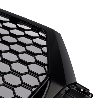 Griglia di ventilazione del radiatore per paraurti anteriore Audi Q7 SQ7 2016-2019, colore nero lucido, 4M0853651F