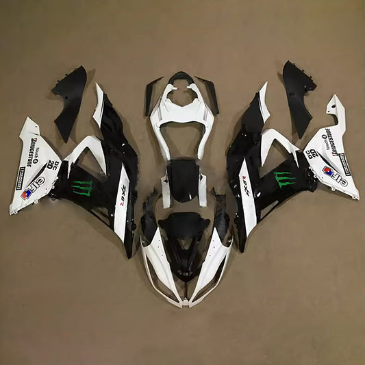 Kit carenatura iniezione in plastica ABS adatto per Kawasaki ZX6R 636 2013-2018