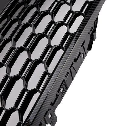 RS5 Style Sport Front Honeycomb Grill Grille Per Audi A5 S5 B9 2017-2019