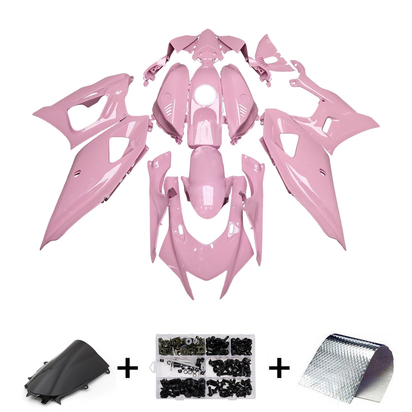 Kit carenatura iniezione in plastica ABS adatto per Yamaha YZF-R7 2021-2025