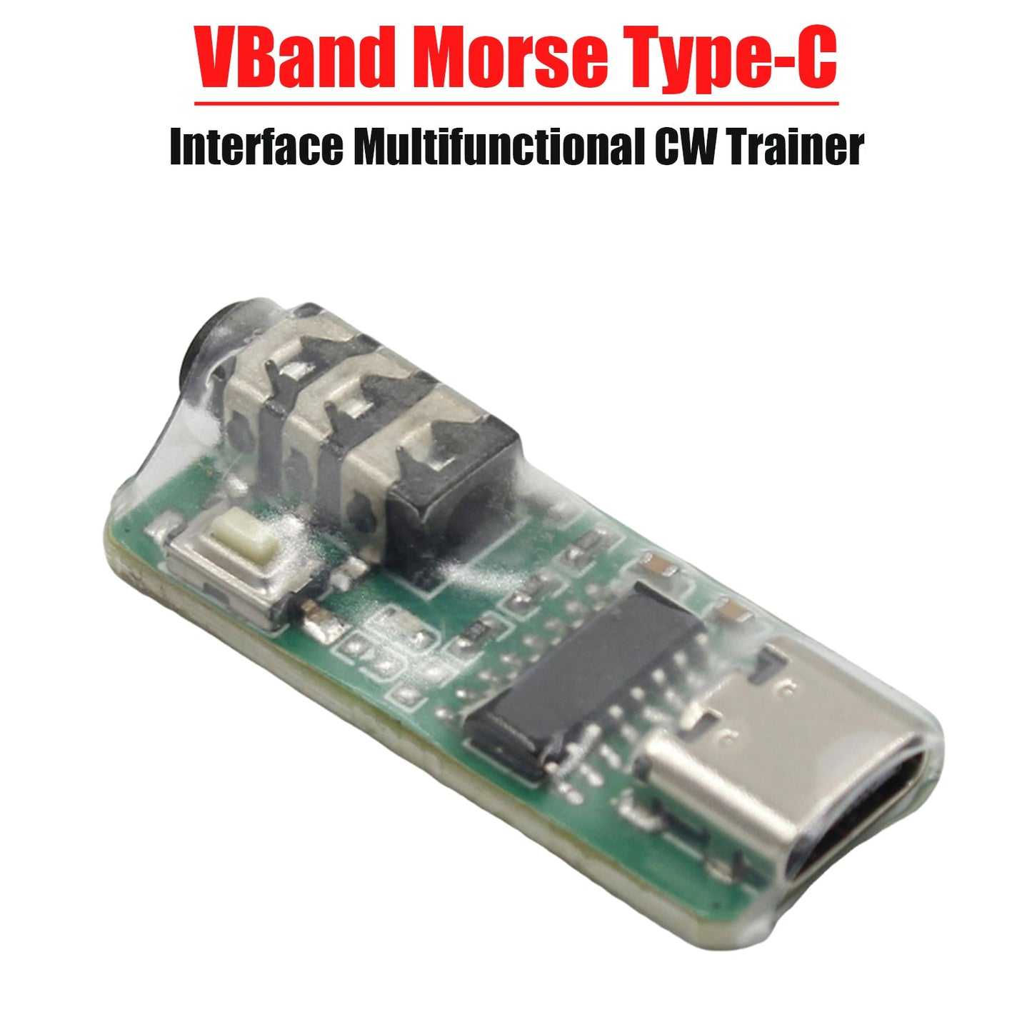 Trainer CW multifunzionale con porta VBand Type-C, Trainer con codice chiave, Trainer telegrafico