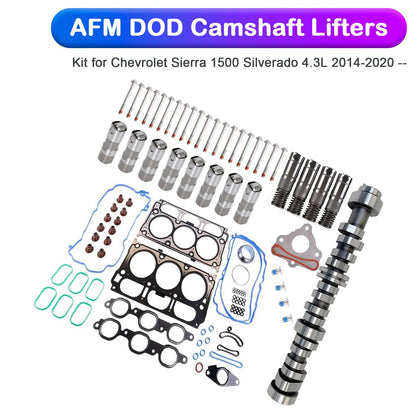 Kit di punterie albero a camme AFM DOD per Chevrolet Sierra 1500 Silverado 4.3L (anni 2014-2020) codice 12499225