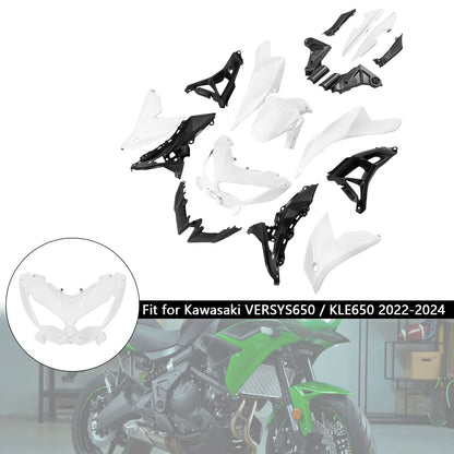 Kit carenatura carrozzeria ABS iniezione per Kawasaki VERSYS 650 KLE 2022-2024 03#