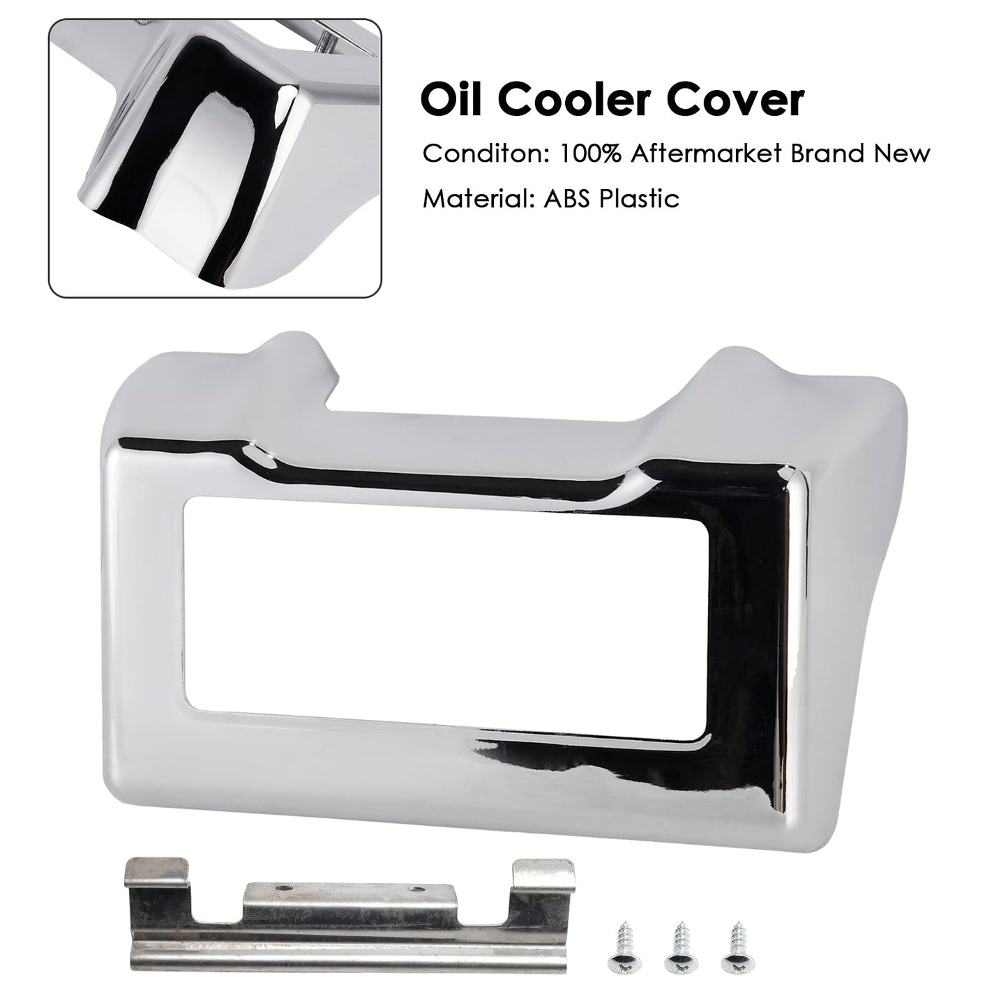 Copertura del radiatore dell'olio adatta per Touring Road King Street Glide 2011-2016