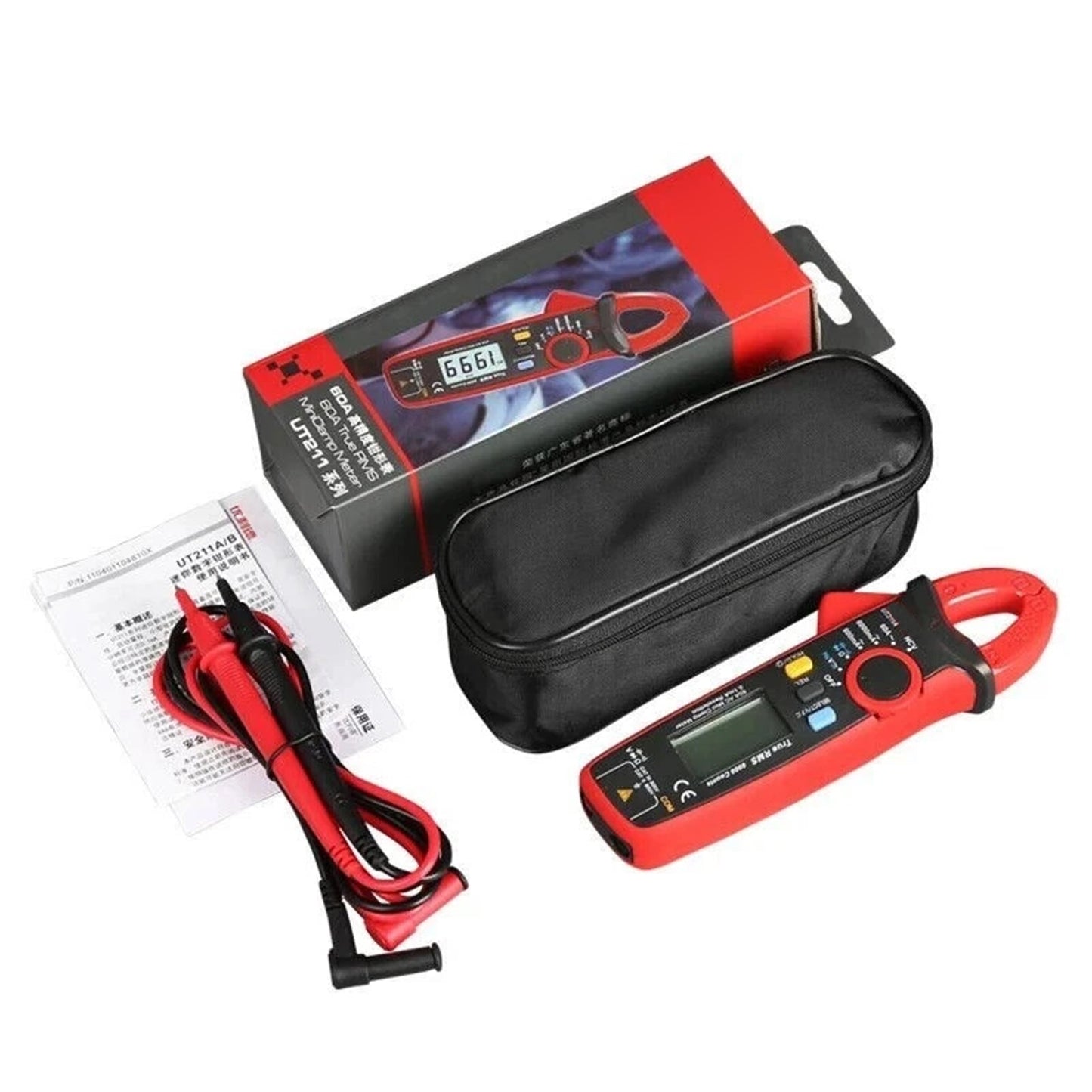 UT211B Mini TRMS Multimetro Digitale a Pinza Migrante AC DC VFC NCV Tester