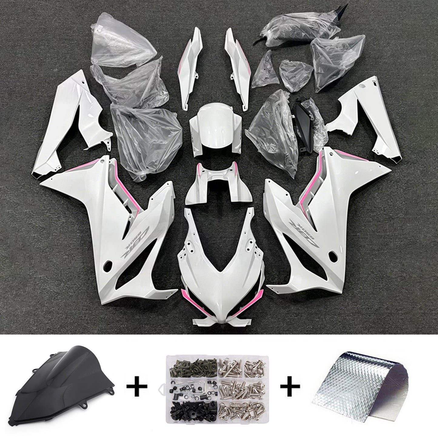 Kit di carene in plastica ABS stampate a iniezione per Honda CBR650R 2019-2020