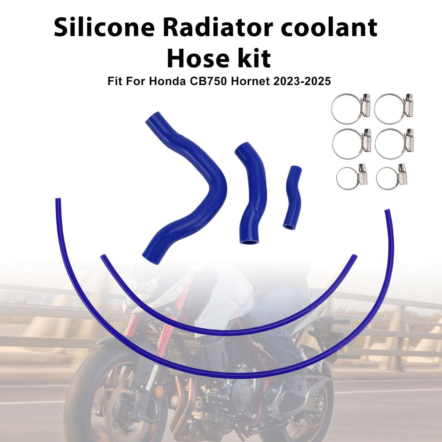 Tubo flessibile del liquido di raffreddamento del radiatore in silicone Honda CB750 Hornet 2023-2025