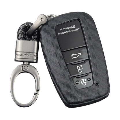 Custodia in similpelle e silicone per chiave auto con fibbia per Toyota Camry
