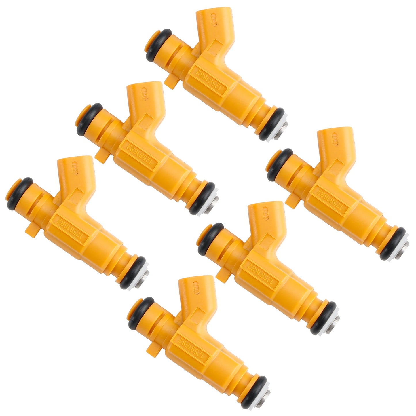 6 pezzi iniettore carburante 0280156129 adatto per Vauxhall Vectra adatto per Saab 9-3 2.8L 12581682