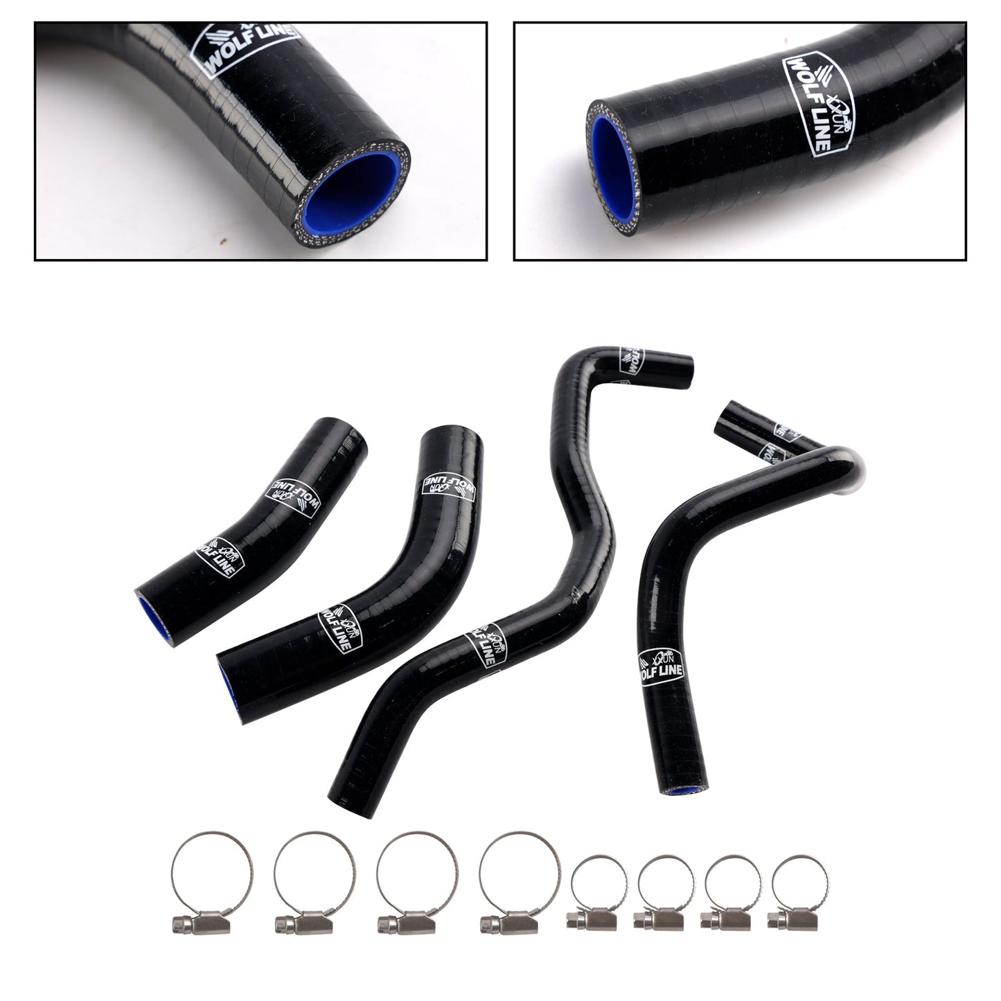 Kit tubo flessibile di raffreddamento radiatore in silicone Yamaha Tenere 700 2019-2024