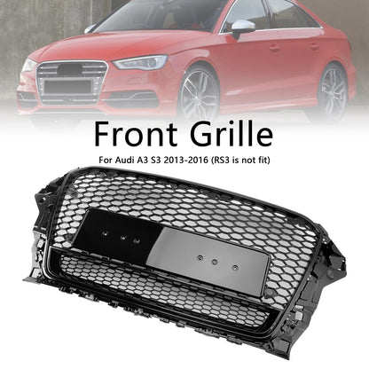 Per Audi A3 S3 2013-2016 Griglia per paraurti anteriore Henycomb stile RS3