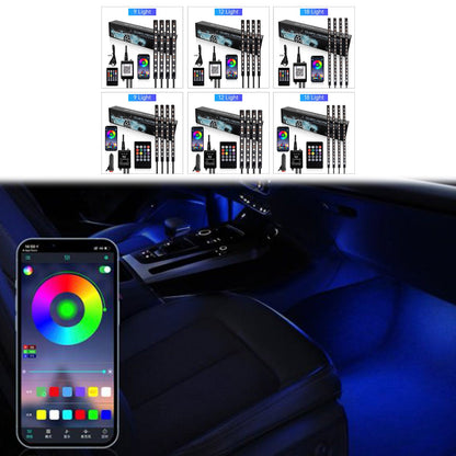 Strisce luminose a LED RGB per interni auto con controllo remoto e APP