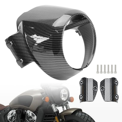 2015-2022 Indian Scout Parabrezza Lunetta del faro Carenatura superiore adatta per