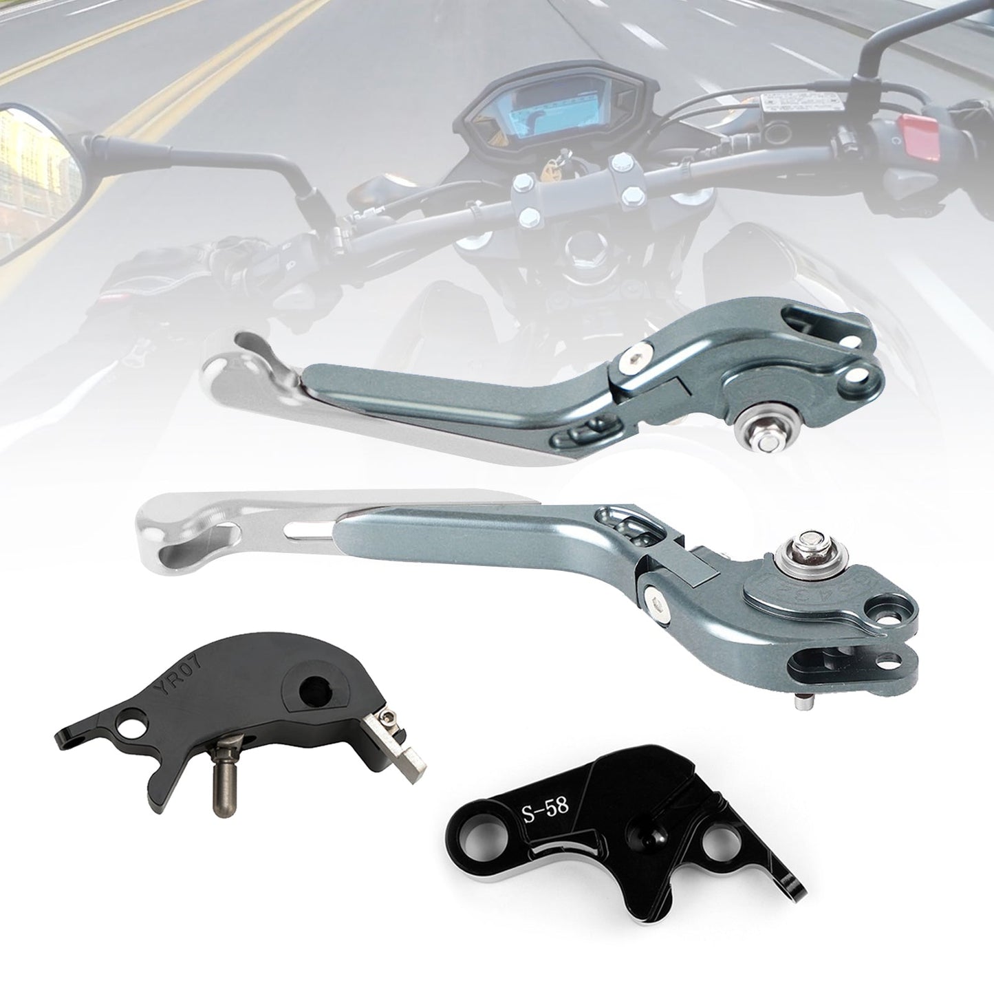 Leva freno frizione regolabile YAMAHA YZF R7 MT-10/SP FZ-10/SP 2022-2023