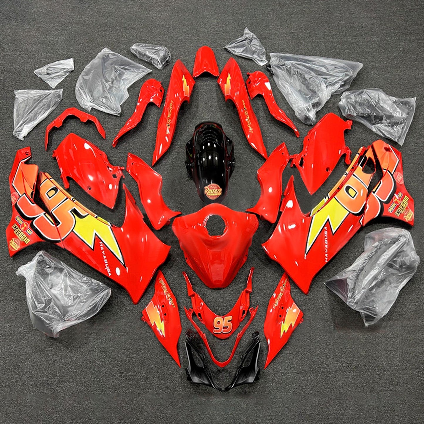 Kit carenatura iniezione ABS per Suzuki Hayabusa GSX1300R 2021-2025