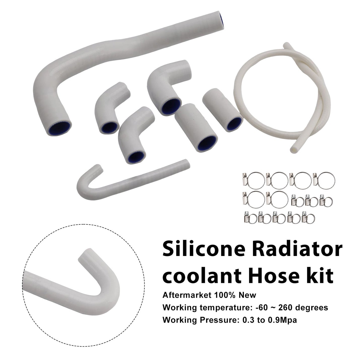 Tubo flessibile del liquido di raffreddamento del radiatore in silicone Ducati Streetfighter V4 V4S 2020-2025