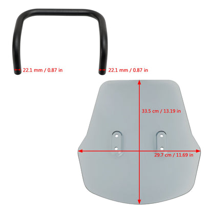 2019-2023 HONDA Hunter Cub CT125 Parabrezza per moto in ABS