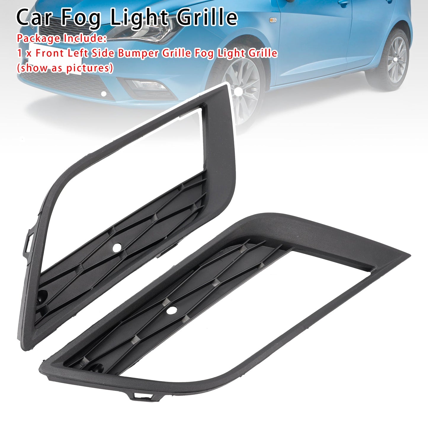Griglie fendinebbia paraurti anteriore Seat Ibiza MK4 2013-2016 6J0853665F 6J0853666F