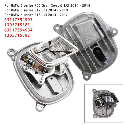 Modulo luci di svolta a LED sinistra+destra BMW Serie 6 F12 LCI 2014-2018 63117394903 1305715381