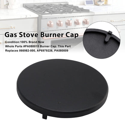 Coperchio bruciatore codice PA080015, compatibile con alcuni modelli di cucine a gas Viking - Sostituisce i modelli 066982-000