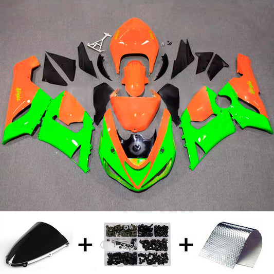 Kit carenatura iniezione in plastica ABS adatto per Kawasaki ZX6R 636 2005-2006