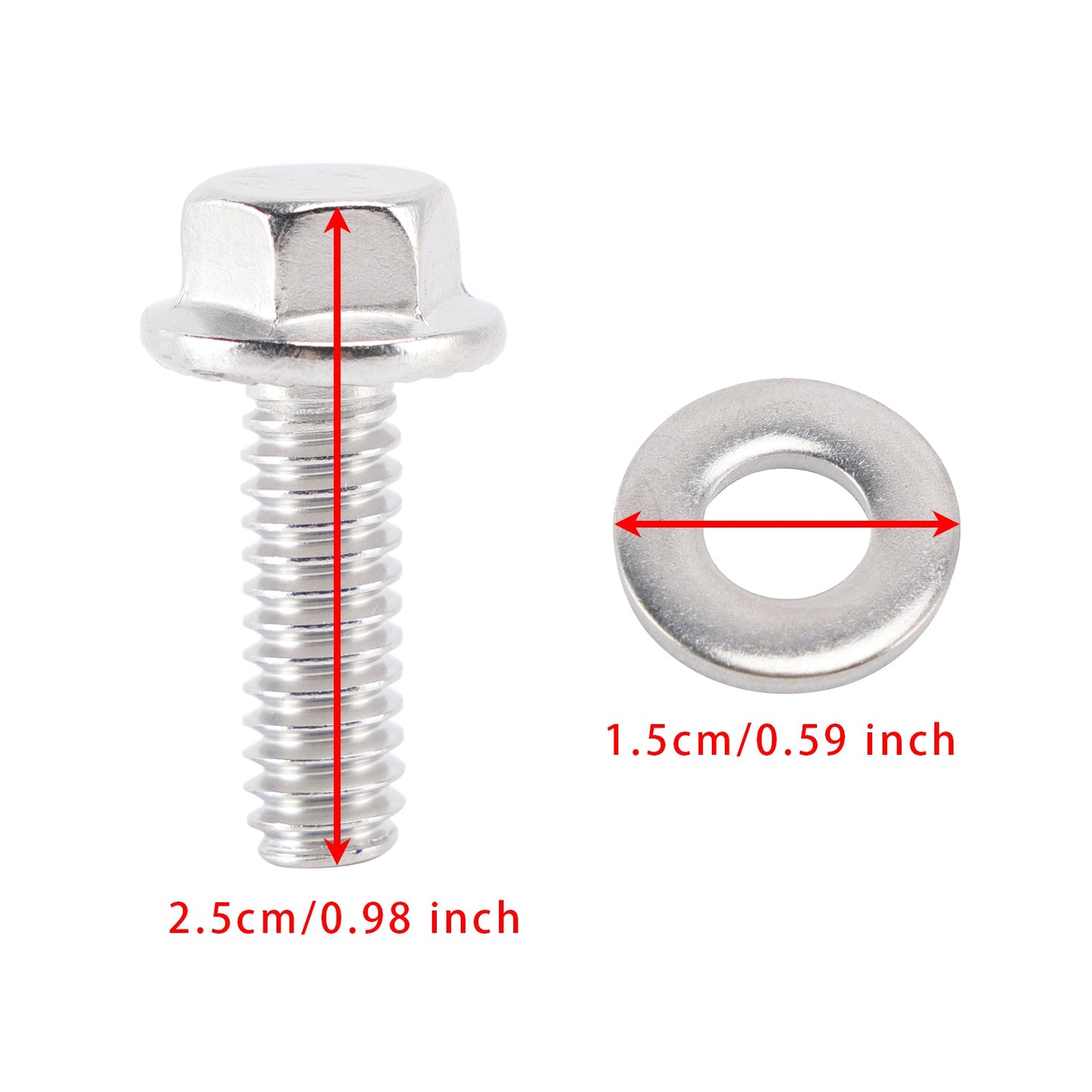 Kit bulloni per coperchio valvola esagonale in acciaio inossidabile 300 400-7507