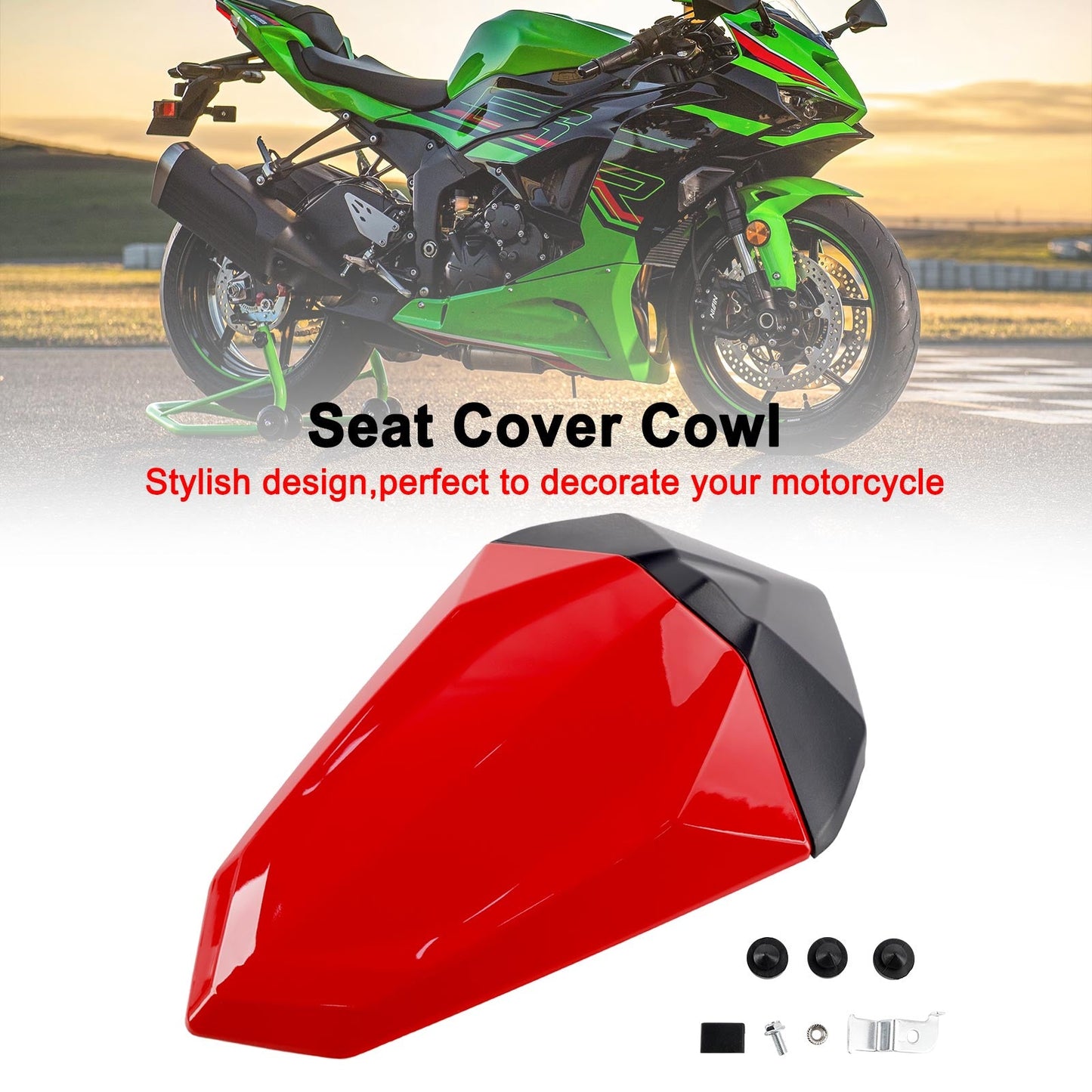 Carenatura posteriore per sedile posteriore Kawasaki Ninja 500 EX500R Z500 2024-2025