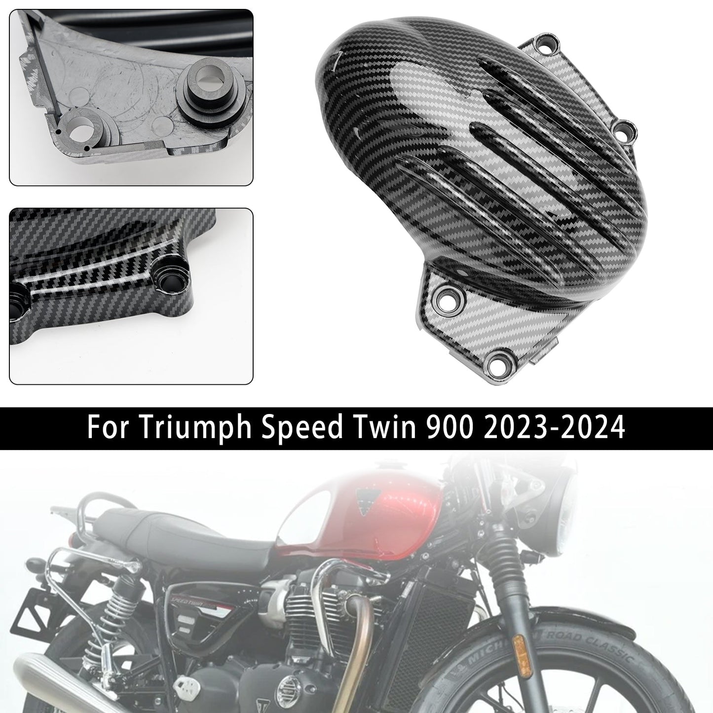 Copertura carenatura protezione catena pignone anteriore Speed Twin 900 2023-2024