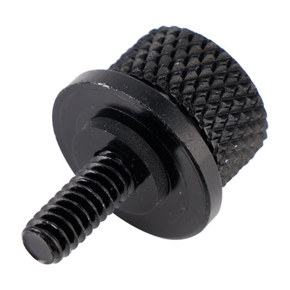 Bullone per sedile parafango nero da 1/4""-20 con sgancio rapido per Touring Softail Dyna