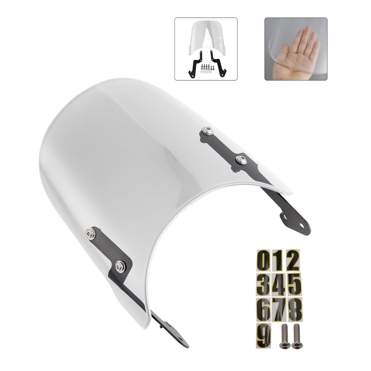 Parabrezza Parabrezza adatto per YAMAHA XSR 155 2020-2023 XSR 125 2024-2025