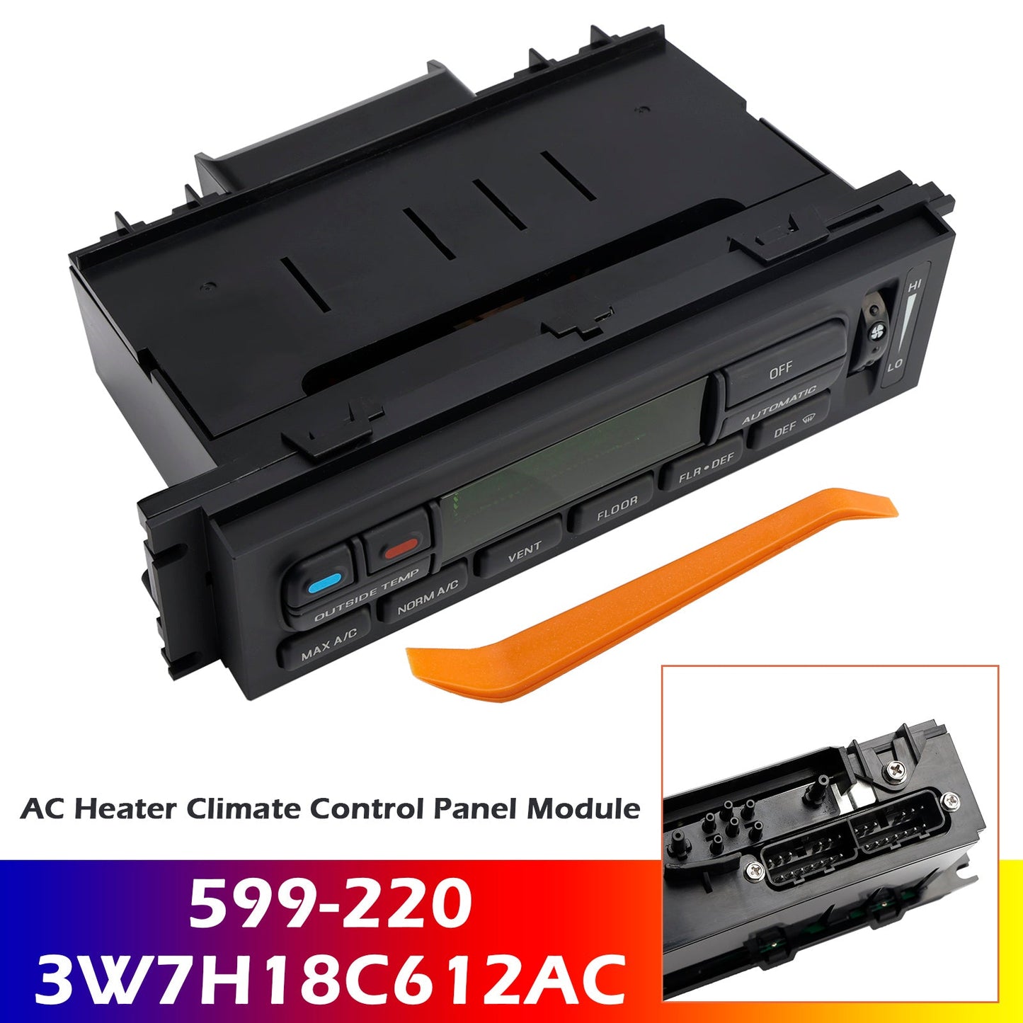 3W7Z19980AA Modulo pannello di controllo del clima del riscaldatore AC per Mercury Grand Marquis 2003-2011