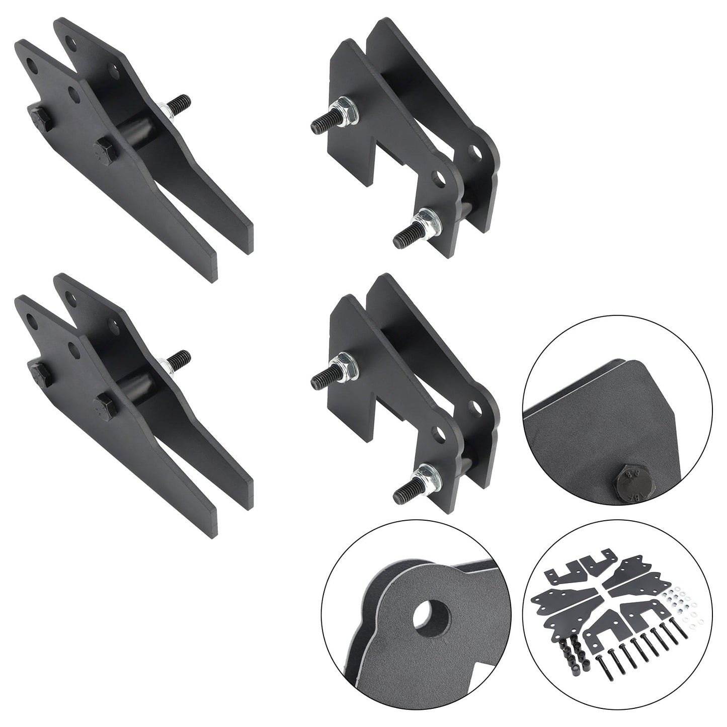 Set di sollevamento da 3 pollici per sospensioni anteriori e posteriori Polaris Ranger 570 XP full-size 2016+