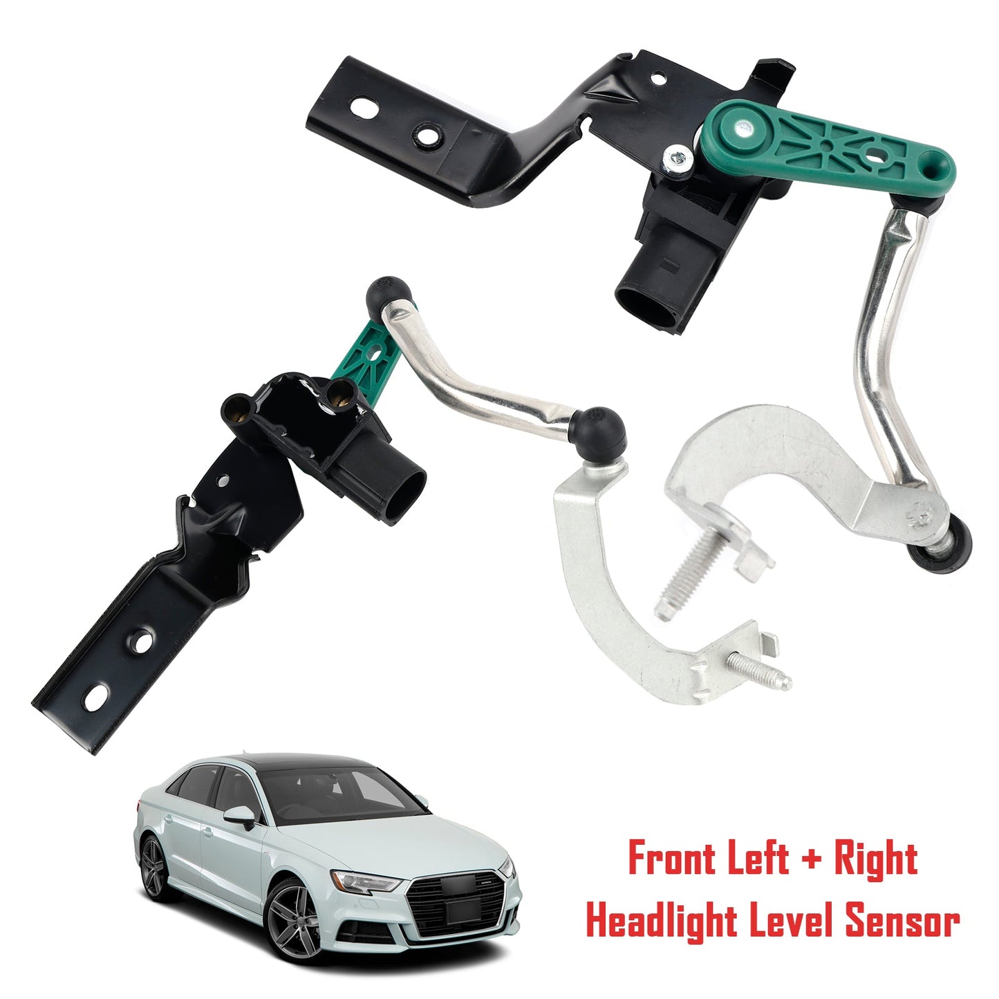 Sensore di livello del faro anteriore sinistro + destro per Audi A3 VW Golf Touran Seat Skoda