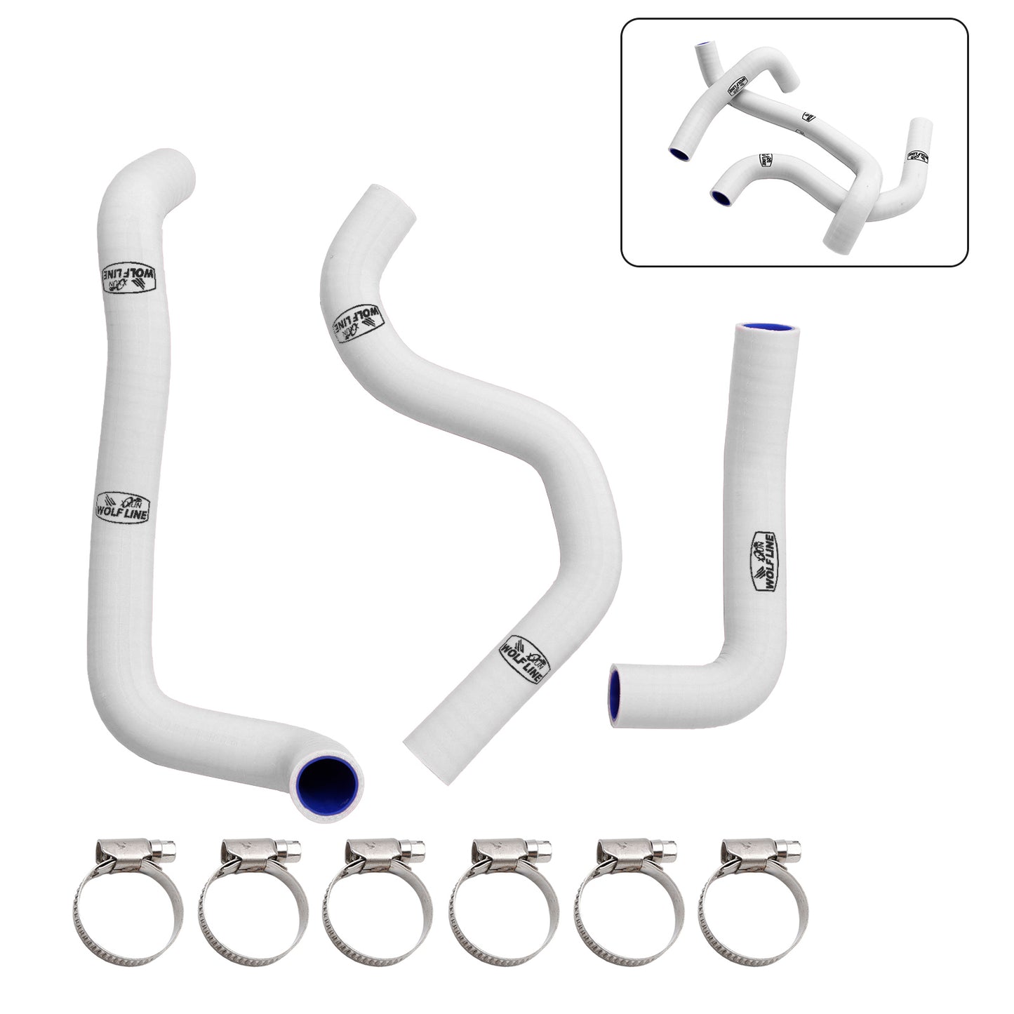 Kit tubo flessibile refrigerante radiatore in silicone per Street Triple 765 R RS 2020-2022