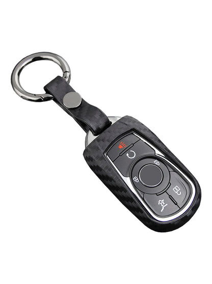 Custodia in pelle e silicone per chiave auto con fibbia per Buick