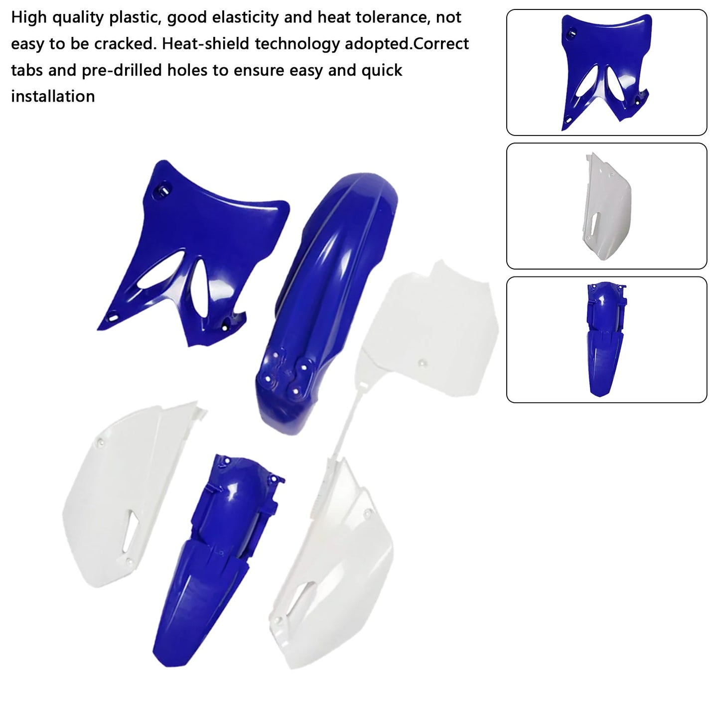 Kit di carenatura in plastica per parafango per Yamaha YZ85 2002-2014