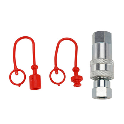 Giunti idraulici a sgancio rapido da 1/4"" NPT ISO 7241-A