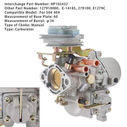 Carburatore Peugeot 404 1969-1970 127910000