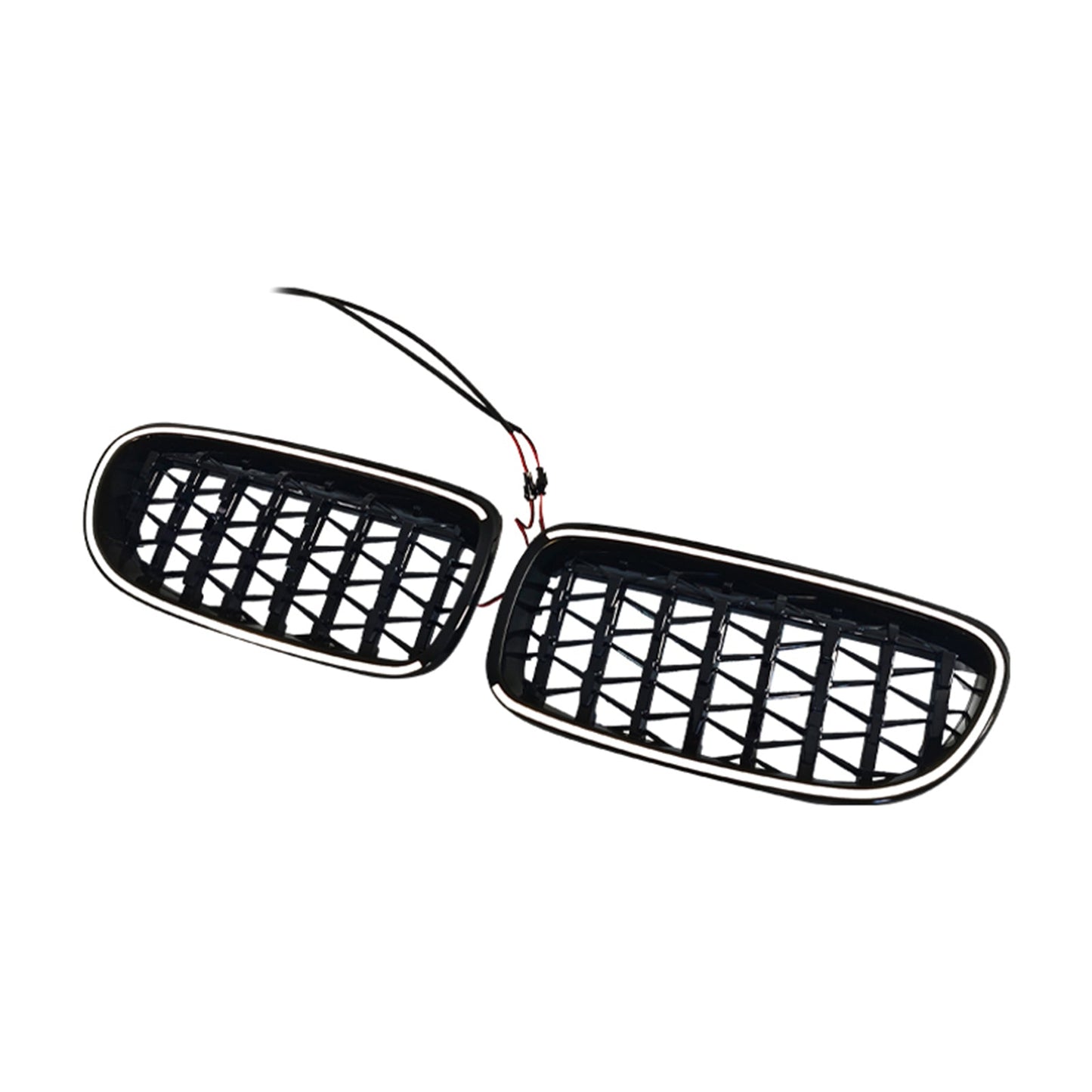 Griglia anteriore a doppio rene a diamante per BMW Serie 3 E90/E91 LCI 2009-2011