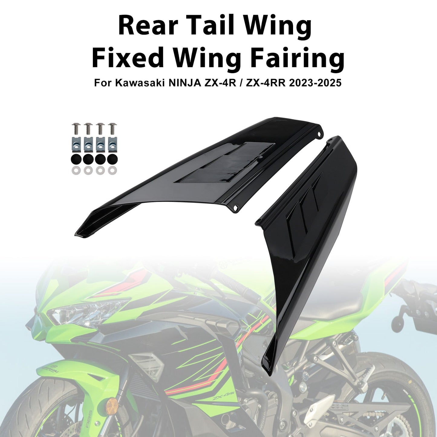 Carenatura ad ala fissa per ala posteriore Kawasaki NINJA ZX-4R ZX-4RR 2023-2025