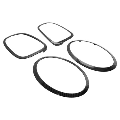 Set di anelli per castone surround con rivestimento per fanale posteriore da 4 pezzi per MINI F55 F56 F57