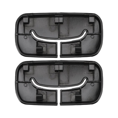 2 cornici nere per cinture di sicurezza posteriori 1AP31DX9AA per Jeep Wrangler JK 2011-2018